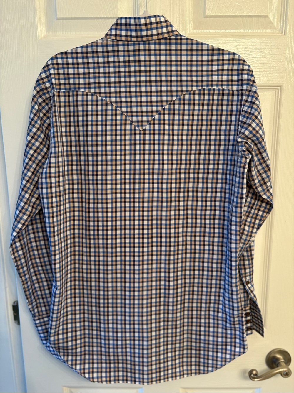 Lyle Lovett for Hamilton Plaid Western Button Up Shirt - Picture 2 of 10